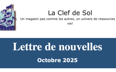 Lettre de nouvelles octobre 25